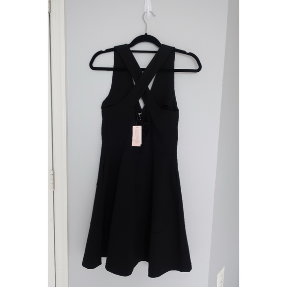 Banana Republic Cross Black Dress - Picture 3 of 5